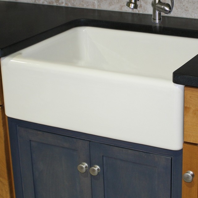 ... Fireclay 30-inch Farmhouse Kitchen Sink contemporary-kitchen-sinks